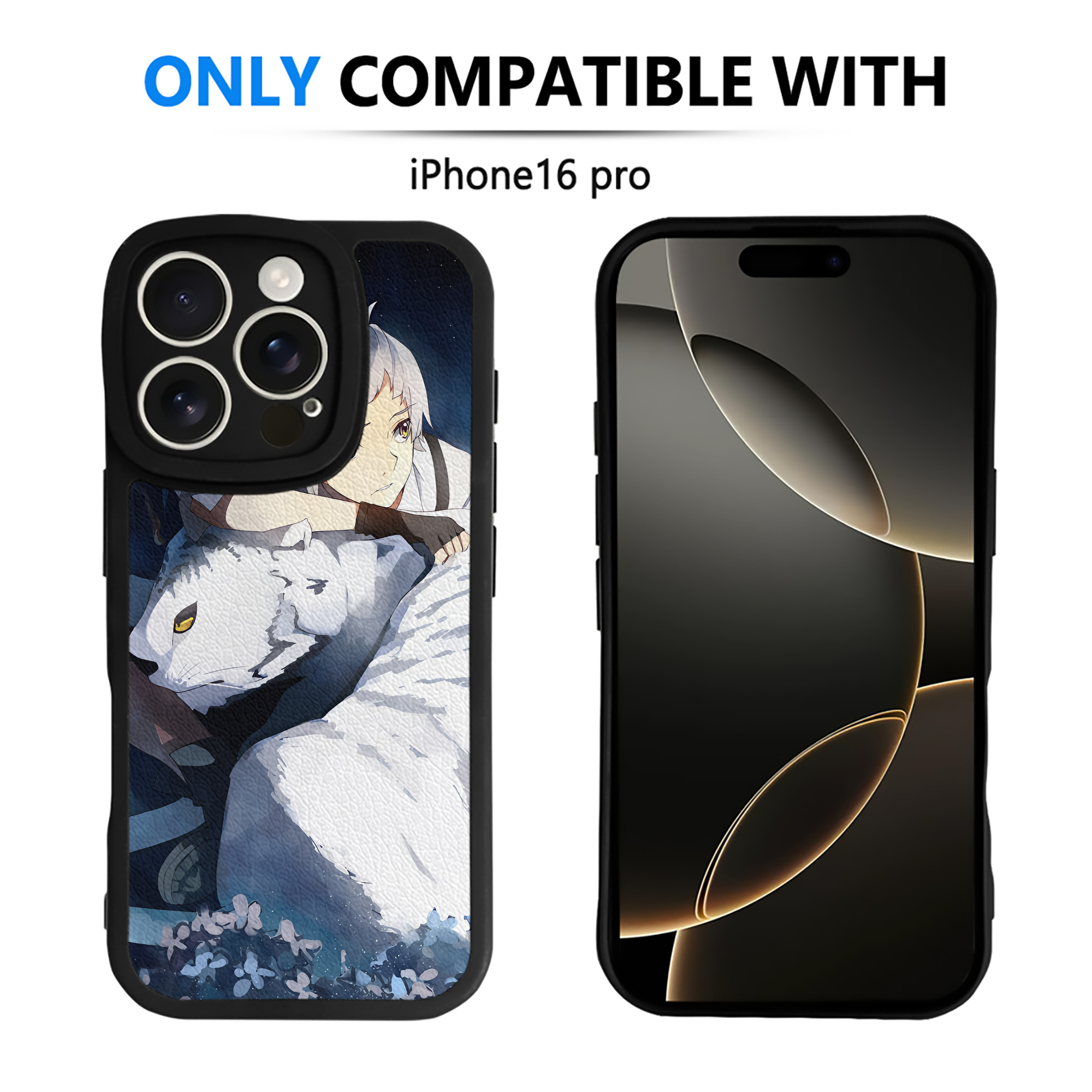 （画像用） 文豪ストレイドッグス Bungo Stray Dogs 【iPhone 16シリーズ対応】シリコンスマホケース（レザー調） 材質：シリコン
